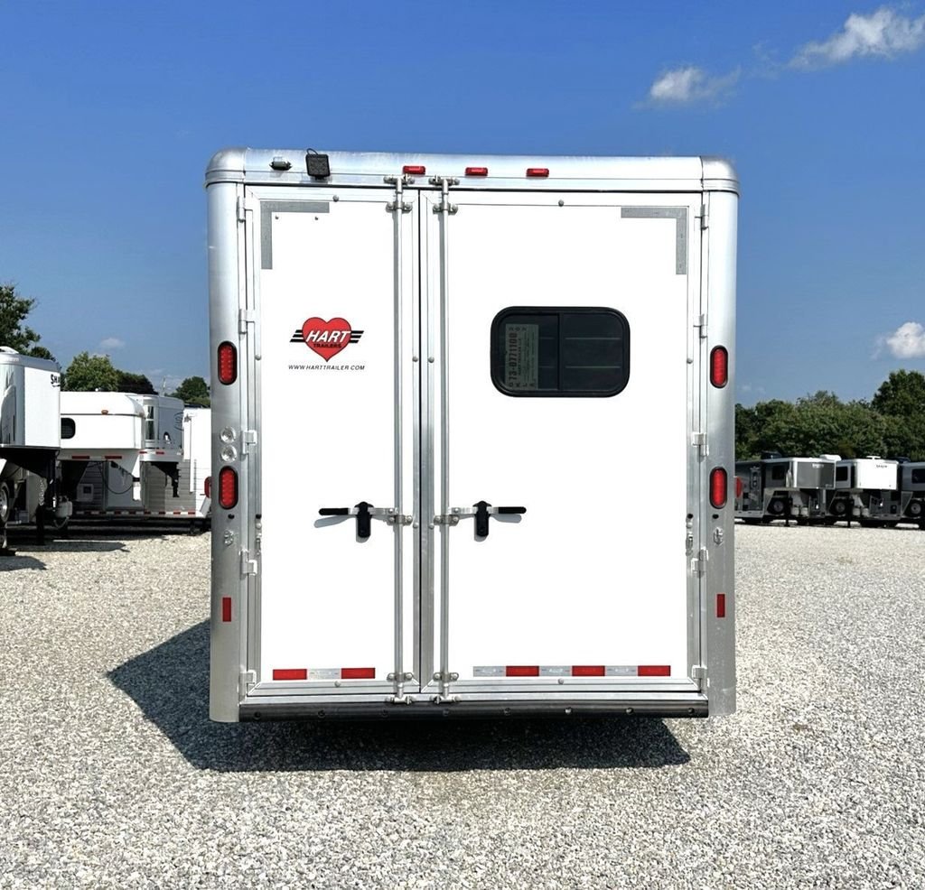 2023 New Hart 4 Horse DRAFT Goose Neck at Kingdom Horse Trailers ...