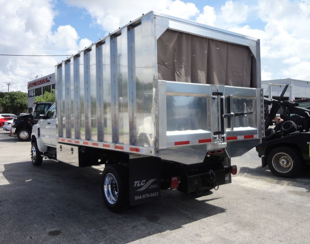 2023 International CV515 Crew Cab w/ New 14ft Aluminum Chipper Truck Landscape Dump Body - 20952803 - 9