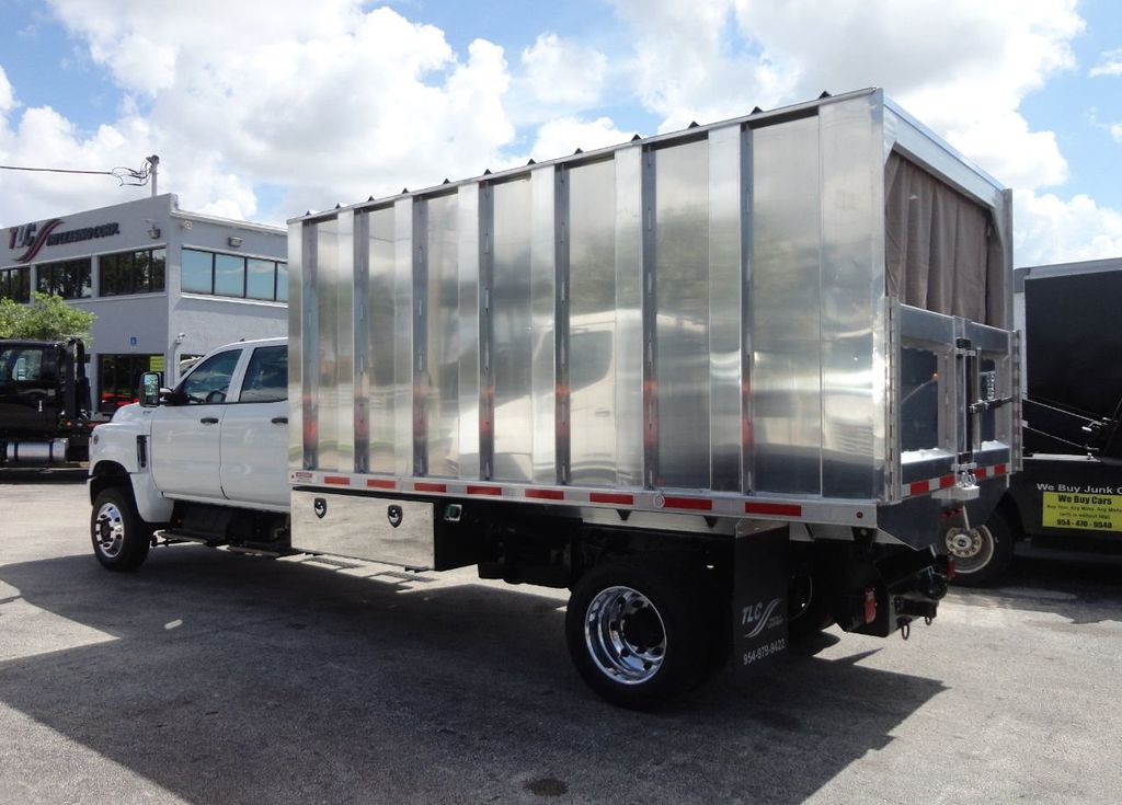 2023 International CV515 Crew Cab w/ New 14ft Aluminum Chipper Truck Landscape Dump Body - 20952803 - 10