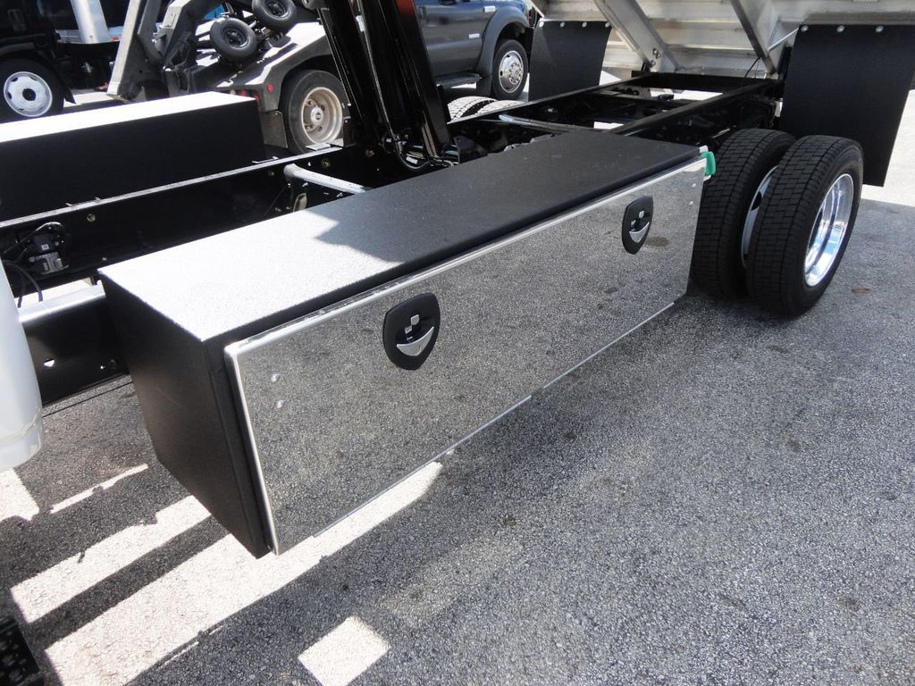 2023 International CV515 Crew Cab w/ New 14ft Aluminum Chipper Truck Landscape Dump Body - 20952803 - 20