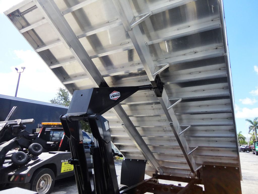 2023 International CV515 Crew Cab w/ New 14ft Aluminum Chipper Truck Landscape Dump Body - 20952803 - 31