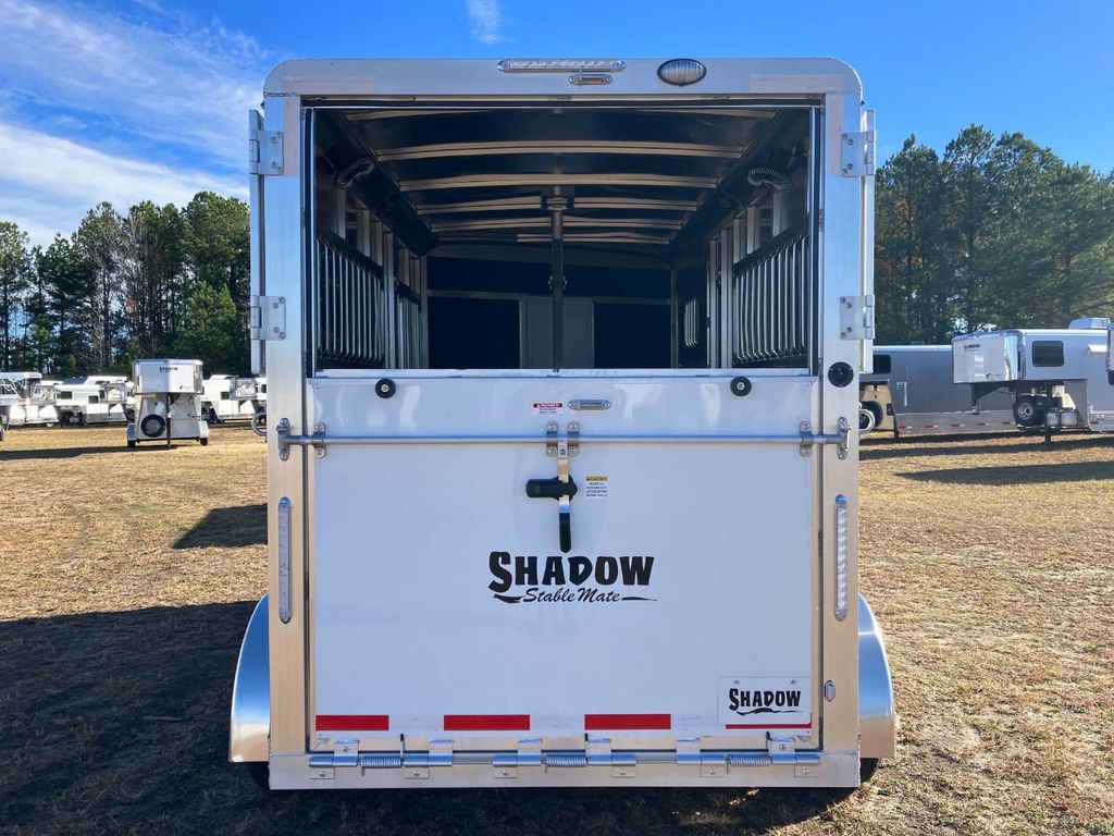 2023 Shadow 2 horse kingmate straight load with side ramp