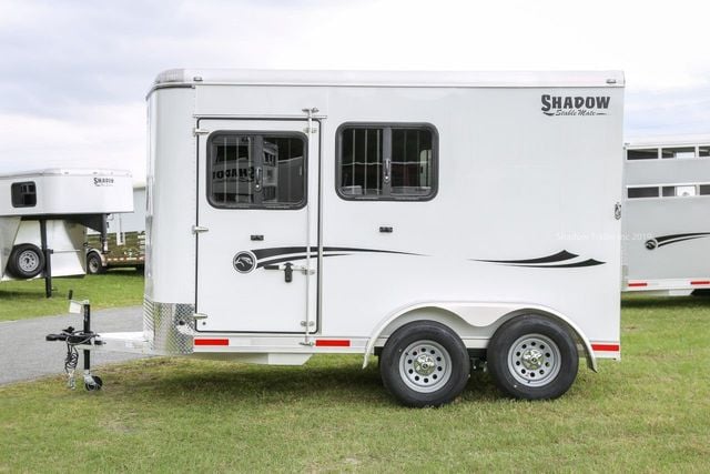 2023 Shadow 2 Horse Slant with Drop Feed Windows & Escape Door  - 21675074 - 1