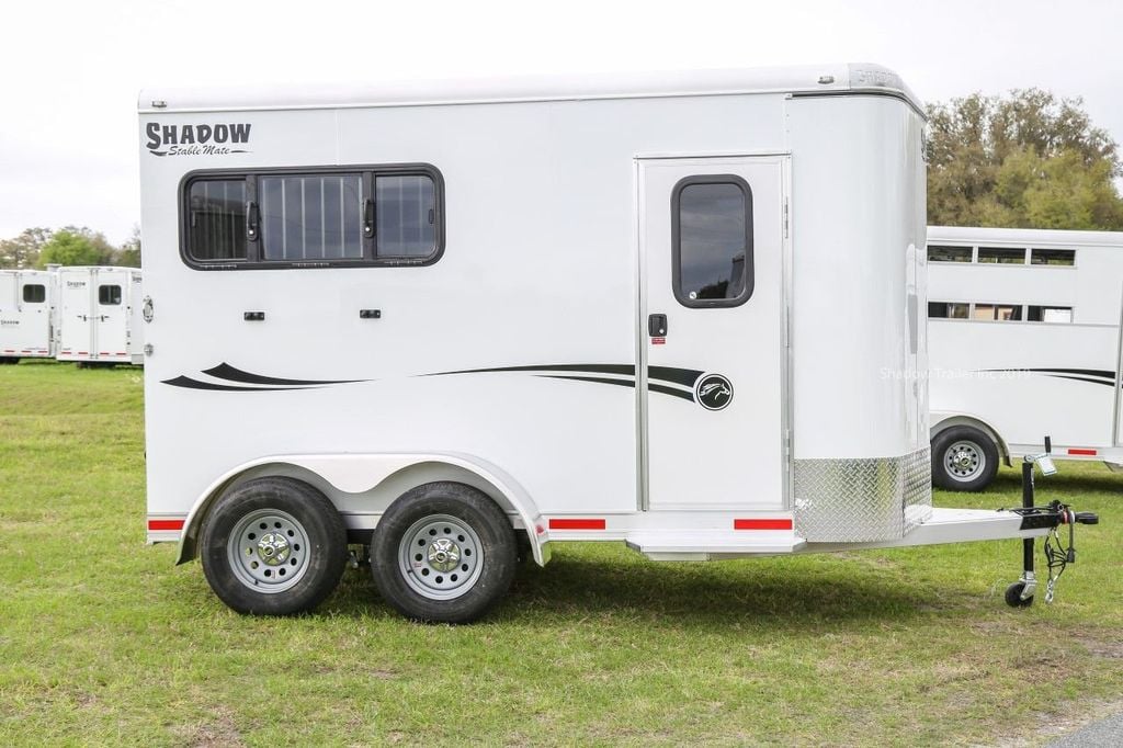 2023 Shadow 2 Horse Slant with Drop Feed Windows & Escape Door  - 21675074 - 3