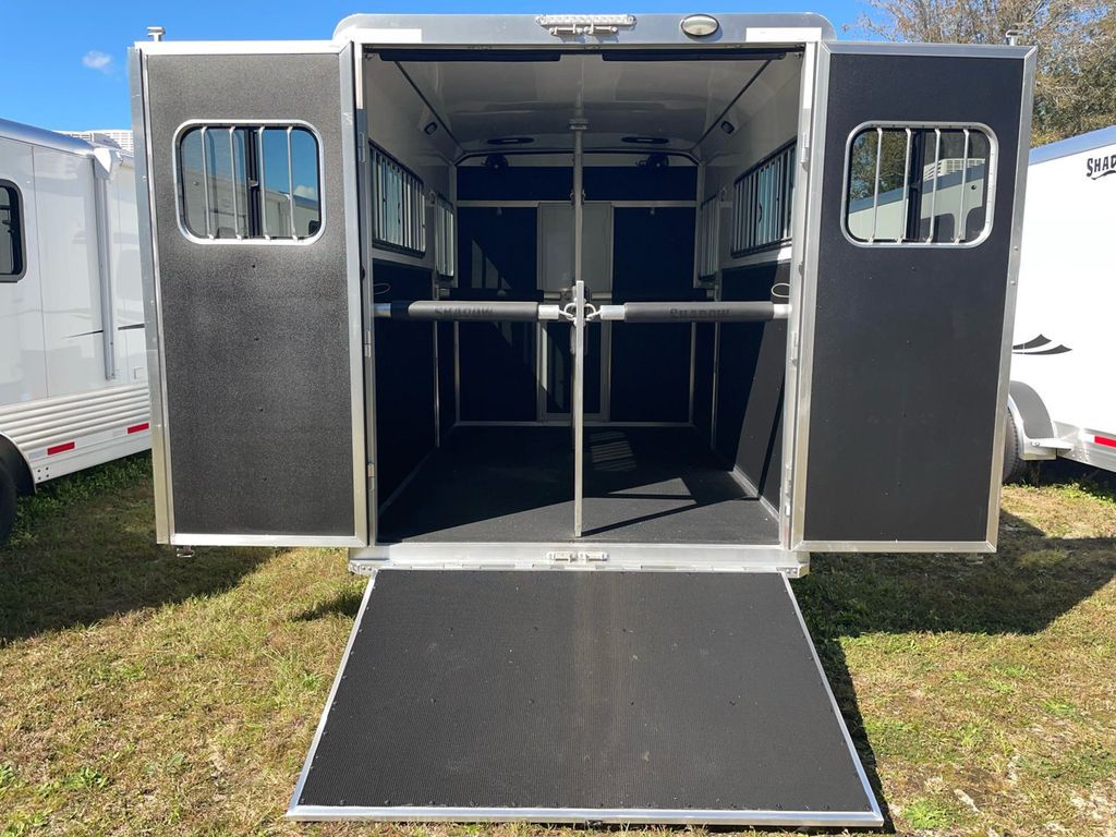 2023 Shadow 2 Horse Straight Load with 9' Living Quarters  - 21683094 - 6