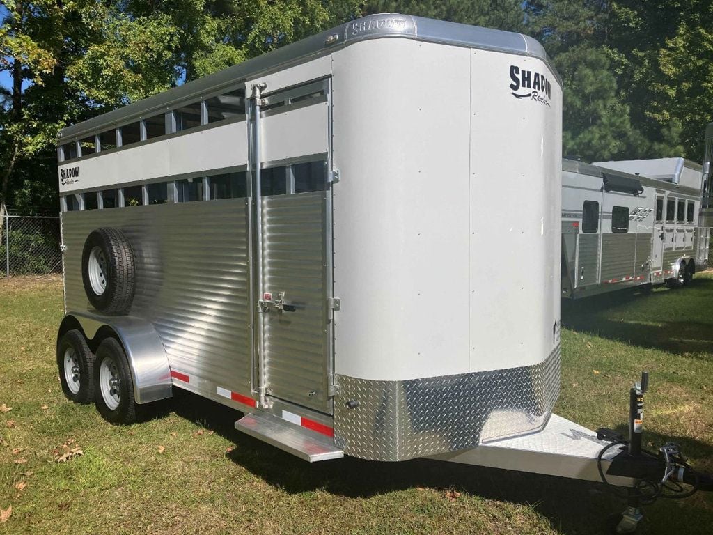 2023 Shadow Rancher Stock Trailer w/ FREE Rubber Package  - 21748262 - 0