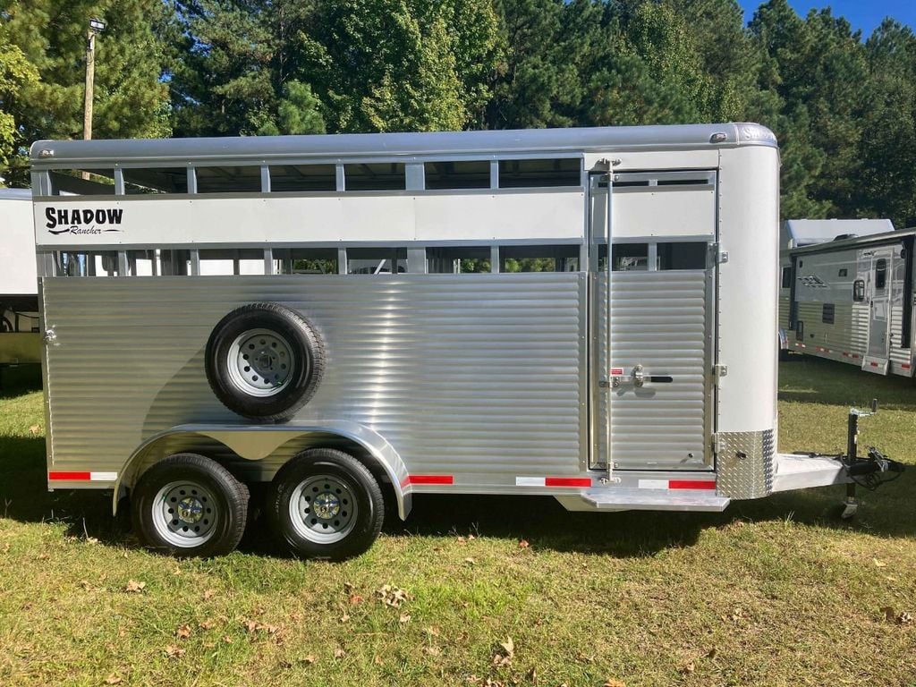 2023 Shadow Rancher Stock Trailer w/ FREE Rubber Package  - 21748262 - 1