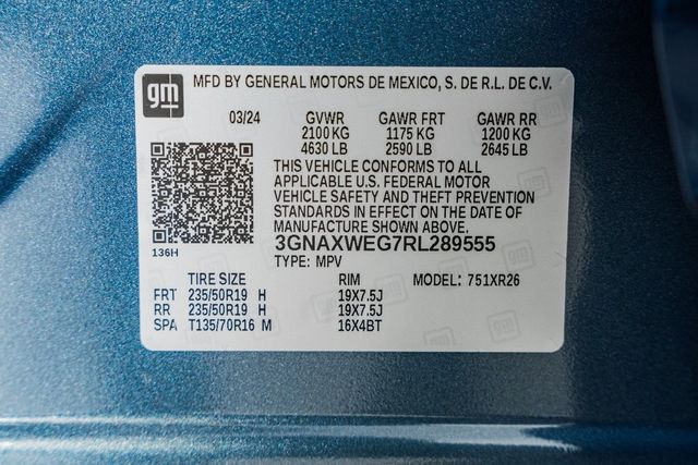 2024 Chevrolet Equinox AWD 4dr RS - 22371444 - 26