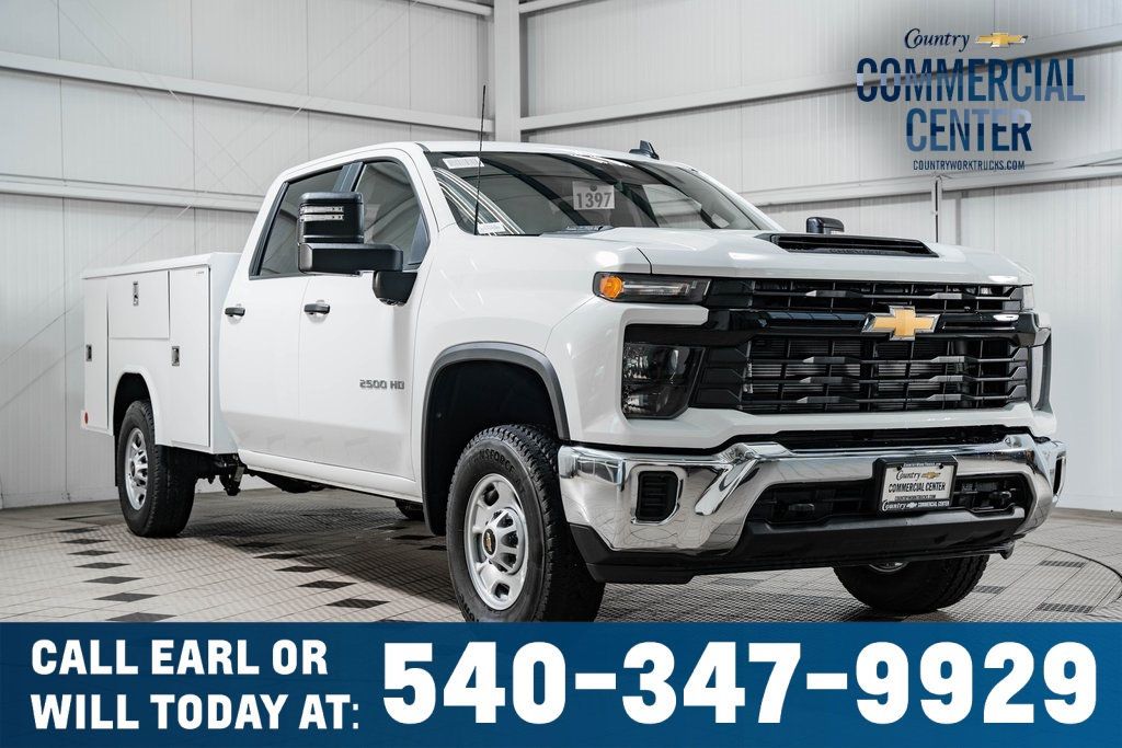 2024 Chevrolet Silverado 2500HD 2500HD CREW 4X4 * 6.6 DURAMAX * READING UTILITY - 22490244 - 0