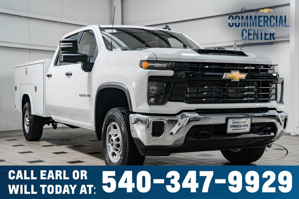 2024 Chevrolet Silverado 2500HD 2500HD CREW 4X4 * 6.6 DURAMAX * READING UTILITY - 22515782 - 0