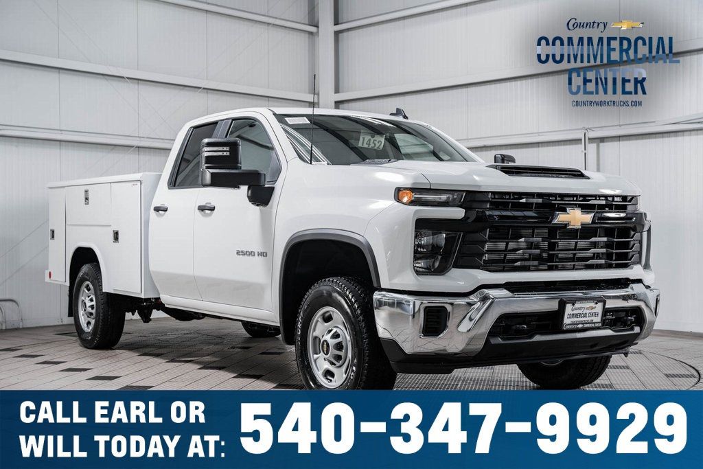 2024 Chevrolet Silverado 2500HD 2500HD DOUBLE CAB 4X4 * 6.6 DURAMAX * READING UTILITY - 22481666 - 0