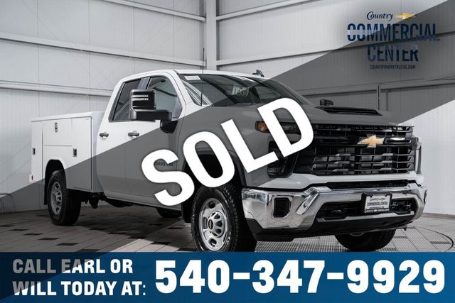 2024 Chevrolet Silverado 2500HD 2500HD DOUBLE CAB 4X4 * 6.6 DURAMAX * READING UTILITY - 22481666 - 0