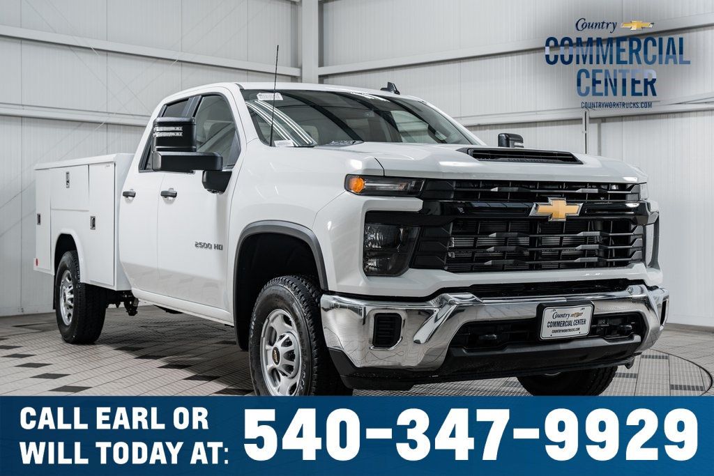 2024 Chevrolet Silverado 2500HD 2500HD DOUBLE CAB 4X4 * 6.6 DURAMAX * READING UTILITY - 22515783 - 0