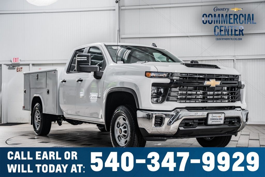 2024 Chevrolet Silverado 2500HD 2500HD DOUBLE CAB 4X4 * 6.6 DURAMAX * READING UTILITY - 22520415 - 0