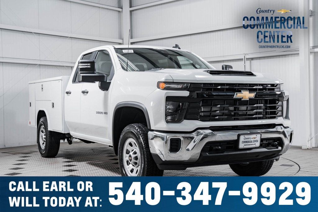 2024 Chevrolet Silverado 3500HD 3500HD DOUBLE CAB 4X4 * 6.6 DURAMAX * READING UTILITY - 22535764 - 0