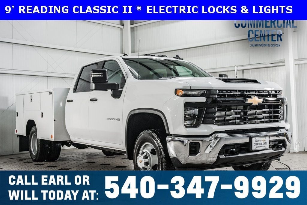 2024 Chevrolet Silverado 3500HD CC 4WD Crew Cab 177" WB, 60" CA Work Truck - 22574179 - 0