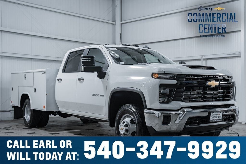 2024 Chevrolet Silverado 3500HD CC 4WD Crew Cab 177" WB, 60" CA Work Truck - 22591054 - 0