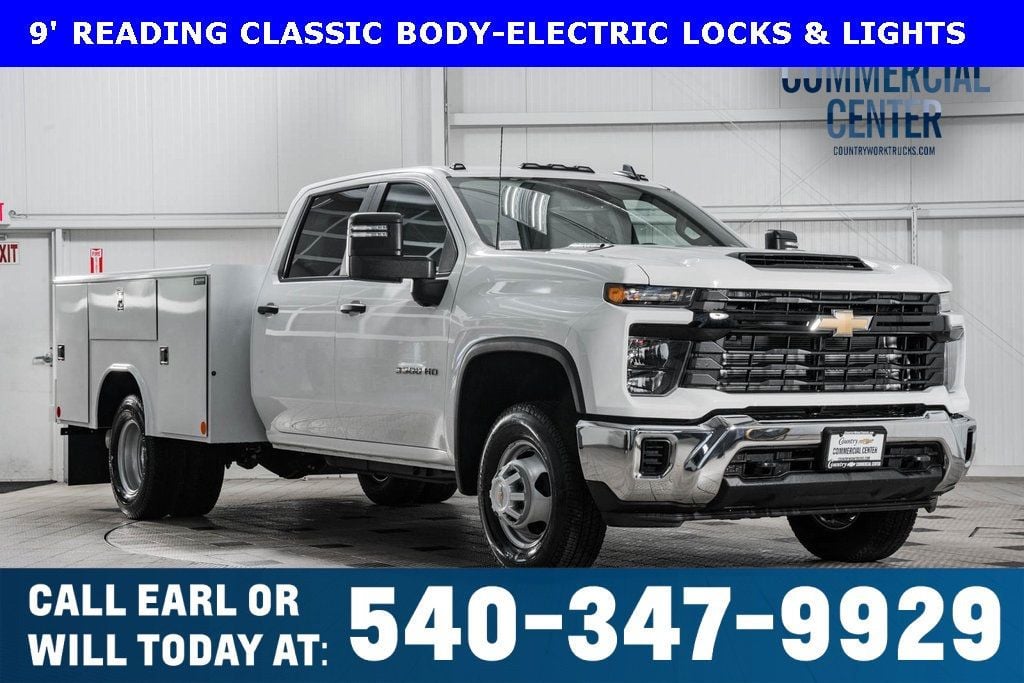 2024 Chevrolet Silverado 3500HD CC 4WD Crew Cab 177" WB, 60" CA Work Truck - 22608419 - 0