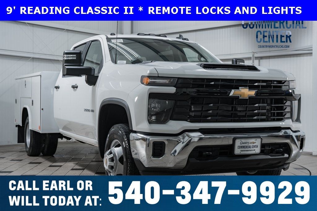 2024 Chevrolet Silverado 3500HD CC 4WD Crew Cab 177" WB, 60" CA Work Truck - 22653716 - 0