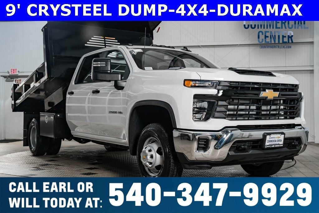 2024 Chevrolet Silverado 3500HD CC 4WD Crew Cab 177" WB, 60" CA Work Truck - 22750609 - 0