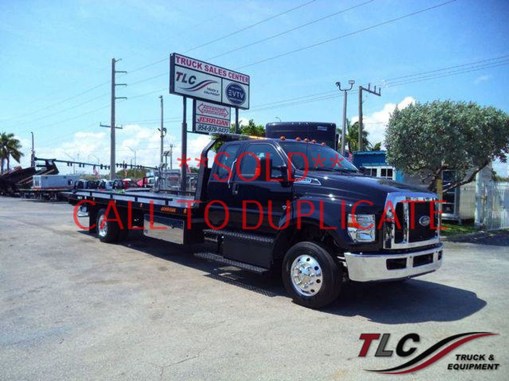 2024 New Ford F650 22' JERRDAN ROLLBACK TOW TRUCK. GAS. EX CAB. at Tri