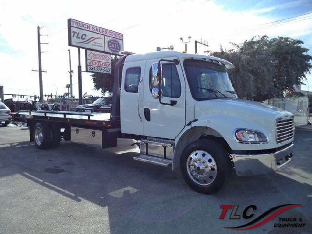 2024 Freightliner BUSINESS CLASS M2 106 22FT JERRDAN ROLLBACK TOW TRUCK..22SRR6T-W-LP - 22232944 - 0