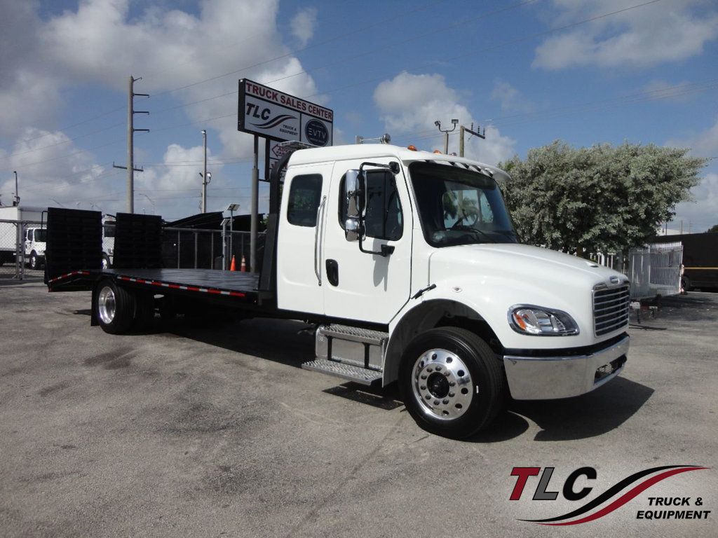 2024 Freightliner Business Class M2 106 With 21ft Dovetail Beavertail Ramp Truck Equipment Haul - 21528800 - 0