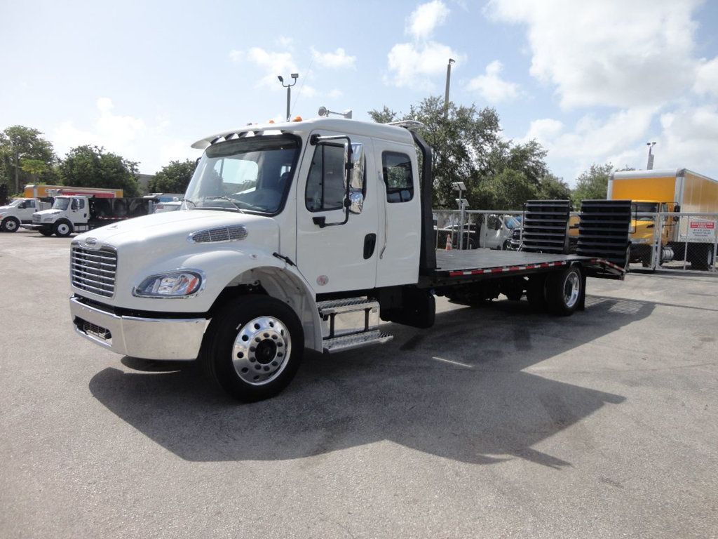 2024 Freightliner Business Class M2 106 With 21ft Dovetail Beavertail Ramp Truck Equipment Haul - 21528800 - 17