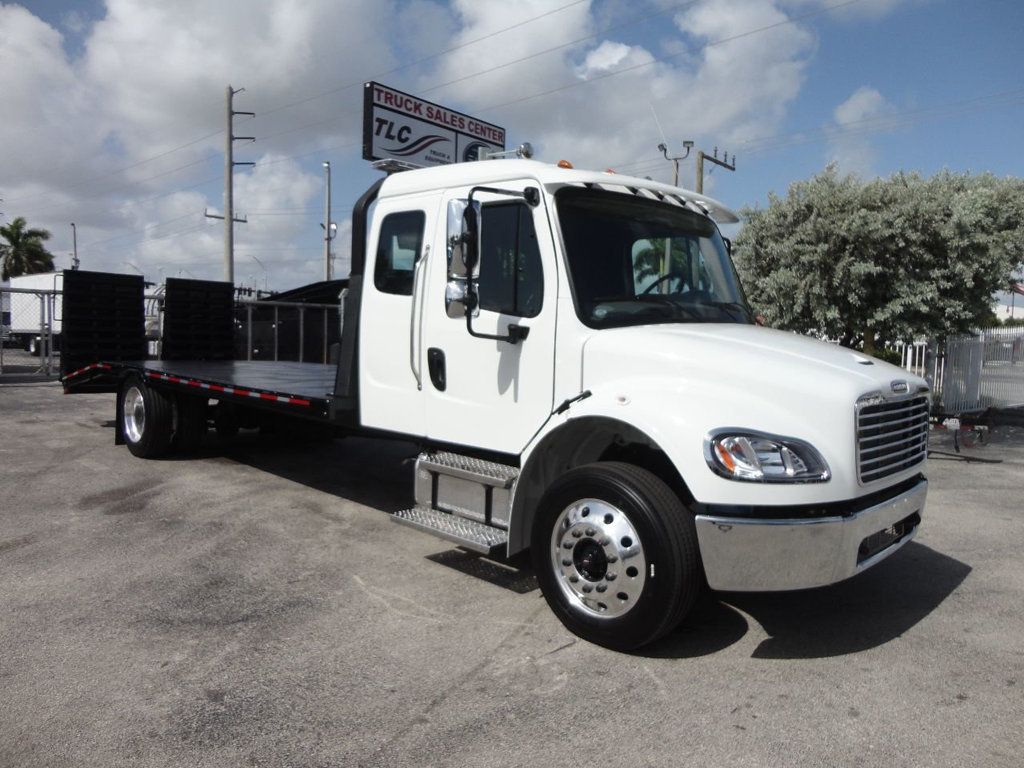 2024 Freightliner Business Class M2 106 With 21ft Dovetail Beavertail Ramp Truck Equipment Haul - 21528800 - 18