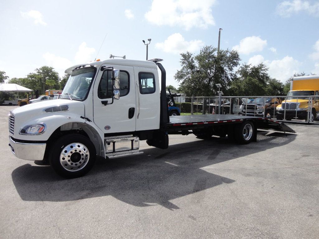 2024 Freightliner Business Class M2 106 With 21ft Dovetail Beavertail Ramp Truck Equipment Haul - 21528800 - 25