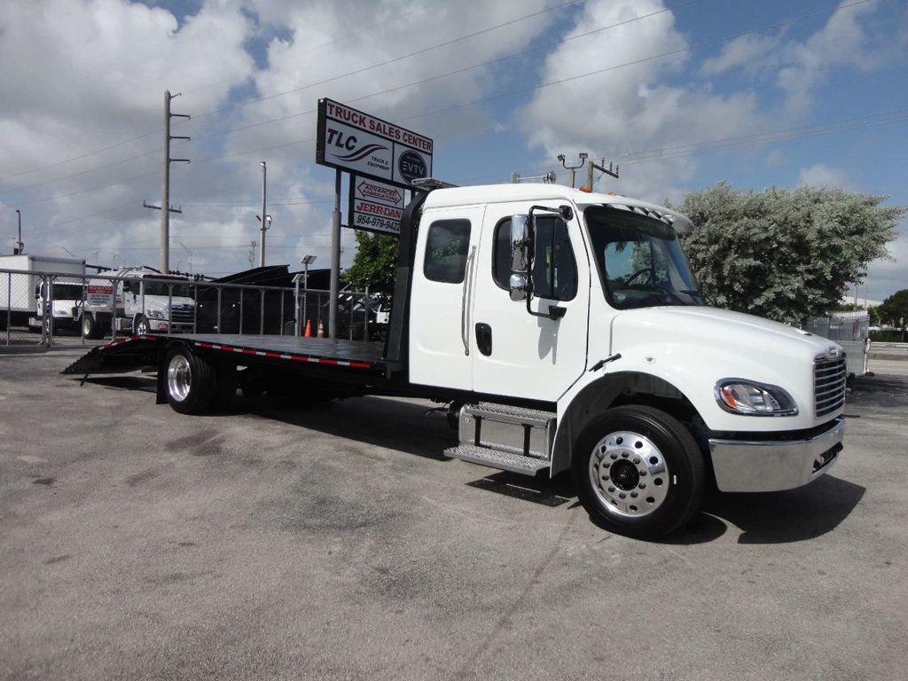 2024 Freightliner Business Class M2 106 With 21ft Dovetail Beavertail Ramp Truck Equipment Haul - 21528800 - 26