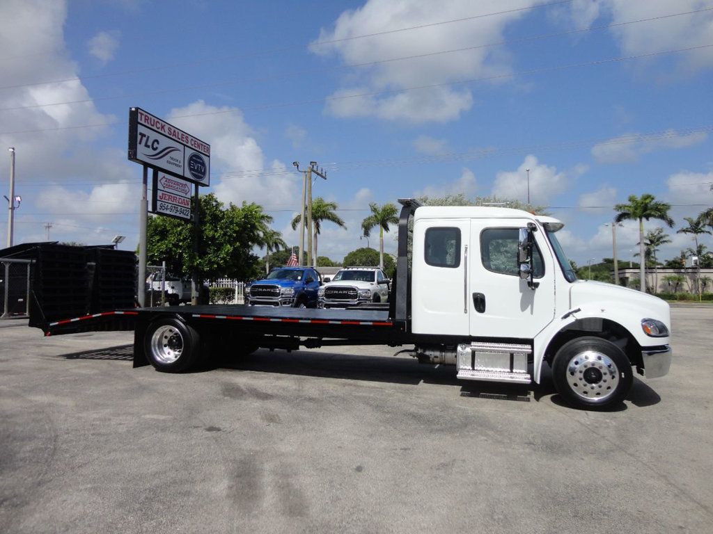 2024 Freightliner Business Class M2 106 With 21ft Dovetail Beavertail Ramp Truck Equipment Haul - 21528800 - 2