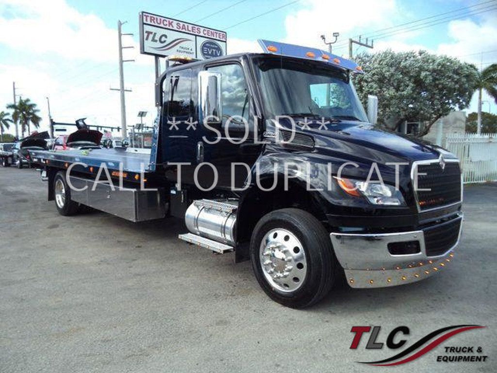 2024 International MV607 Extended Cab w/ 22ft Jerr-Dan Custom StepSide Classic Car Carrier - 21856415 - 63