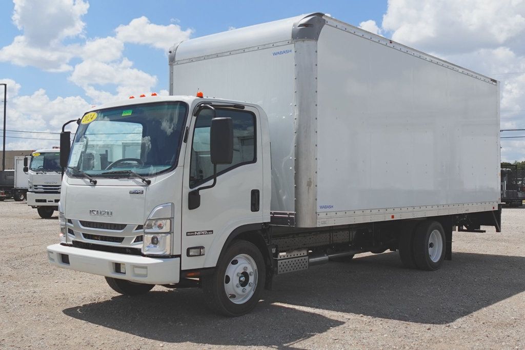 2024 Isuzu NPR HD (20ft Box w/ Rail Lift) - 22147665 - 2