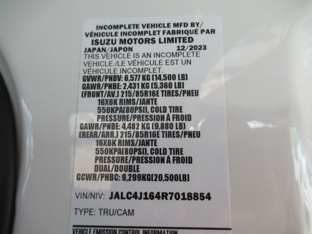 2024 Isuzu NPR HD (Chassis - Diesel) - 22475054 - 44