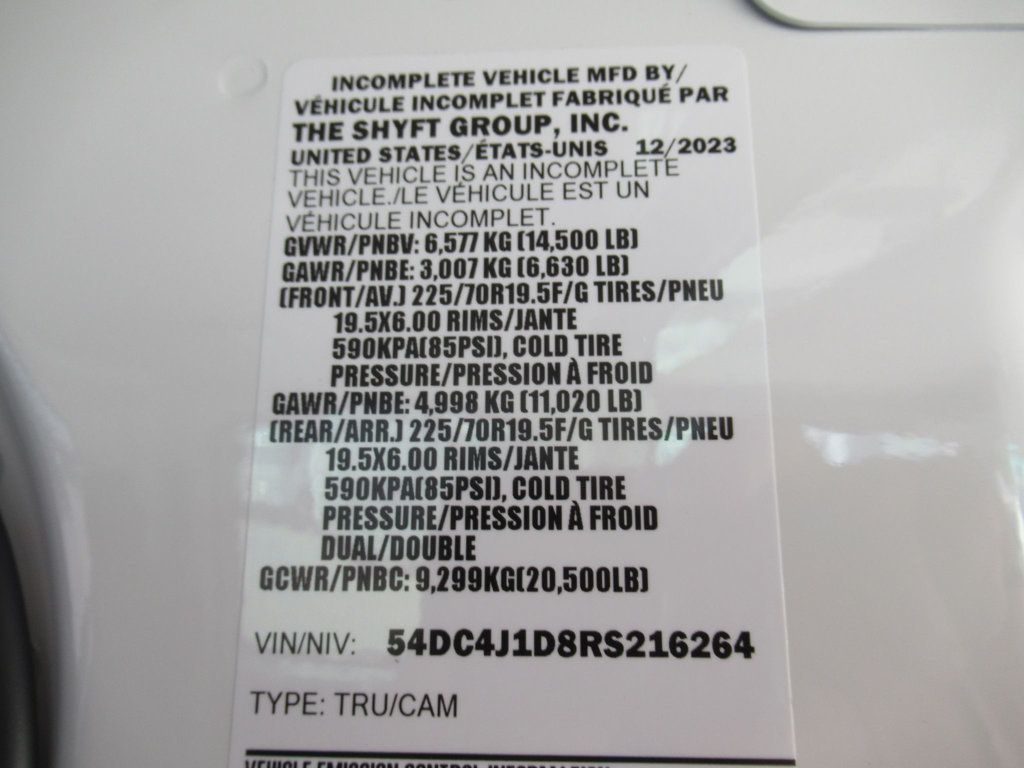 2024 Isuzu NPR HD (Chassis - Gas) - 22376095 - 44