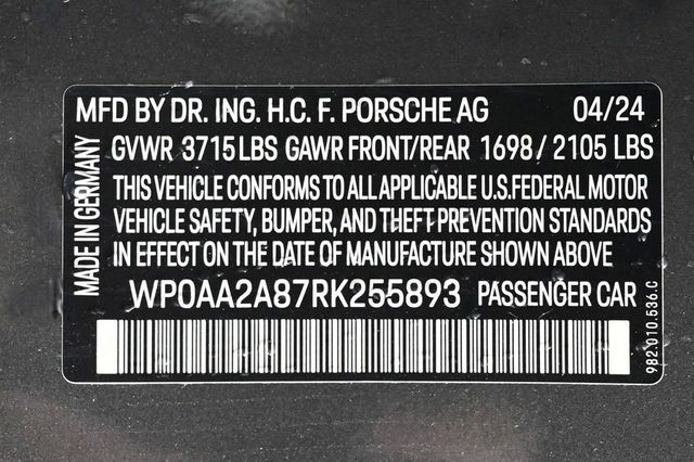 2024 Porsche 718 Cayman Style Edition Coupe - 22945015 - 27