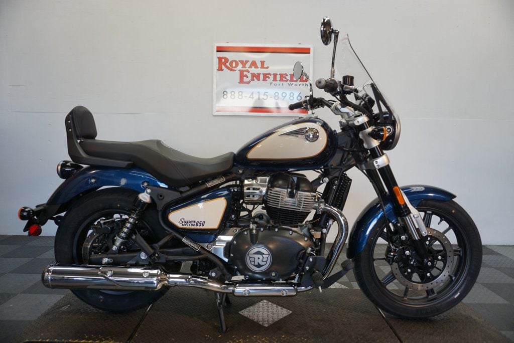 2024 ROYAL ENFIELD SUPER METEOR 650 CELESTIAL BLUE - 22494267 - 0