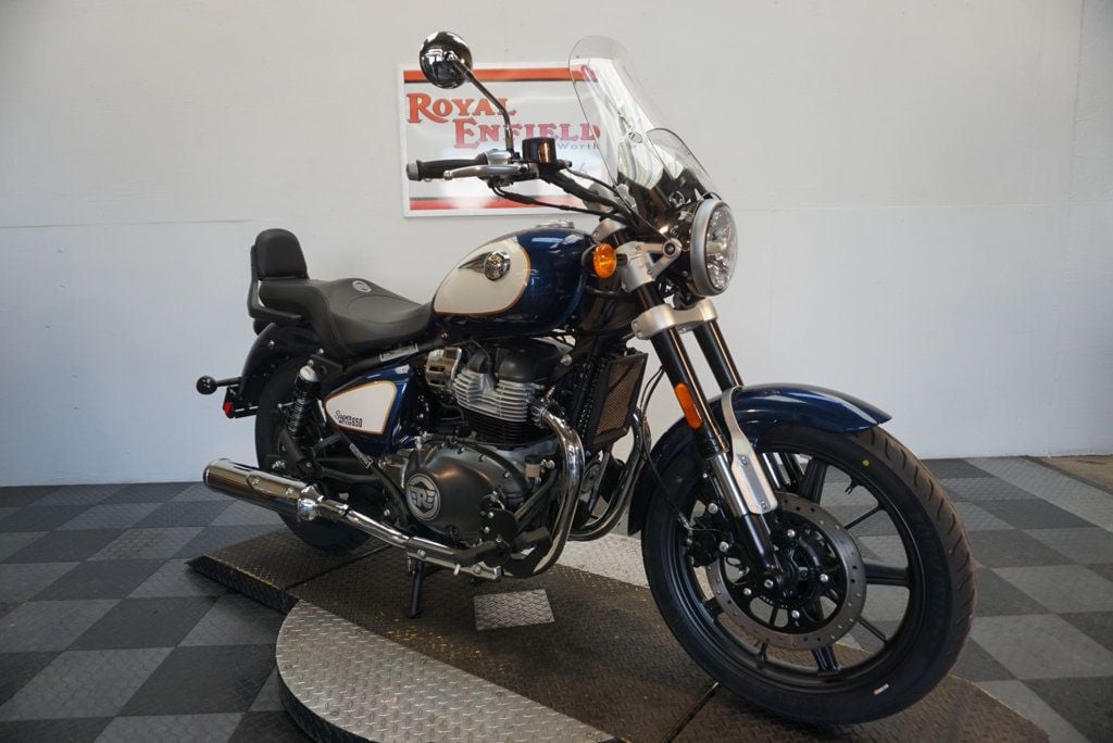 2024 ROYAL ENFIELD SUPER METEOR 650 CELESTIAL BLUE - 22494267 - 4