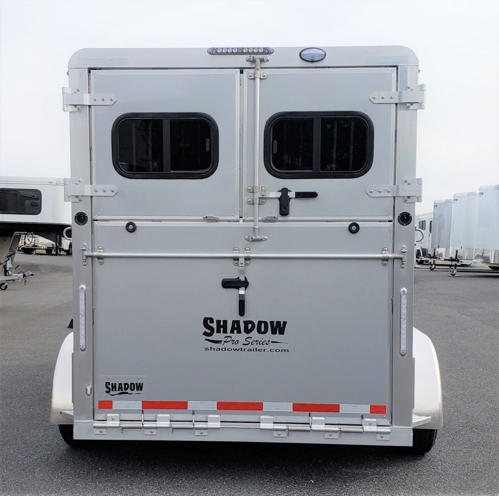 2024 Shadow 2 horse kingpro straight load with side ramp