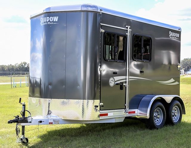 2024 Shadow 2 Horse Slant with Drop Feed Windows & Escape Door  - 22506611 - 0