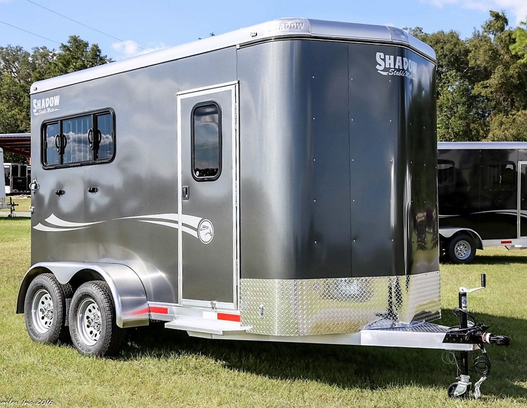 2024 Shadow 2 Horse Slant with Drop Feed Windows & Escape Door  - 22506611 - 1