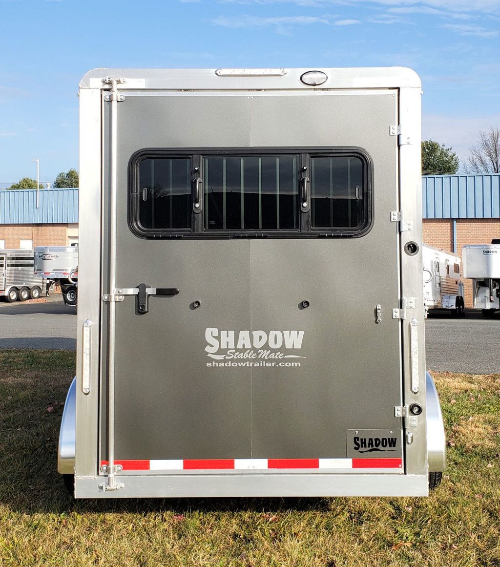 2024 Shadow 2 Horse Slant with Drop Feed Windows & Escape Door  - 22506611 - 3