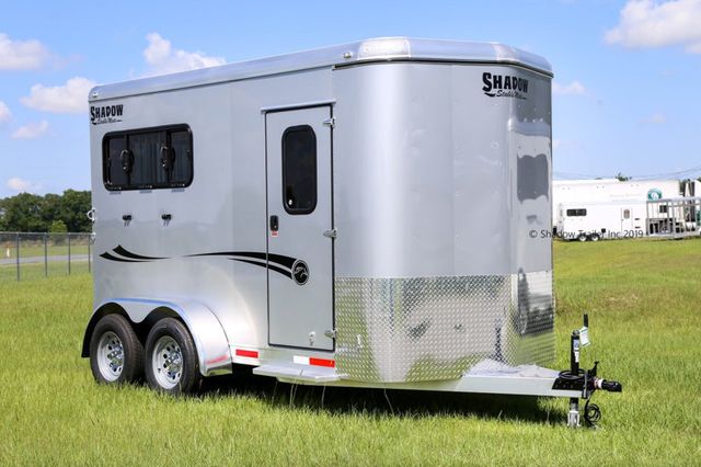 2024 Shadow 2 Horse Slant with Drop Feed Windows & Escape Door  - 22511938 - 1