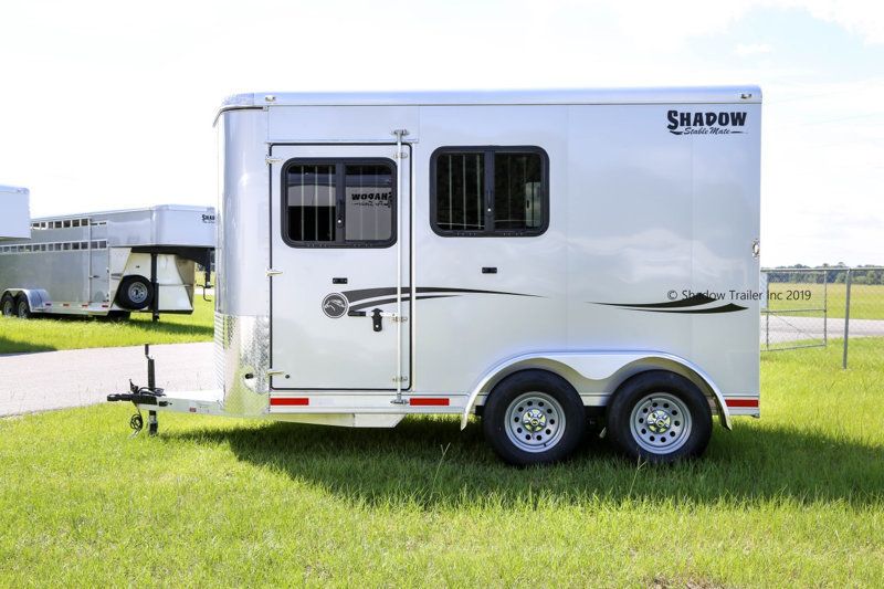 2024 Shadow 2 Horse Slant with Drop Feed Windows & Escape Door  - 22511938 - 3