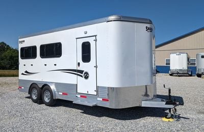 2024 Shadow 3 Horse KingPro SuperWide SuperTall Draft Trailer