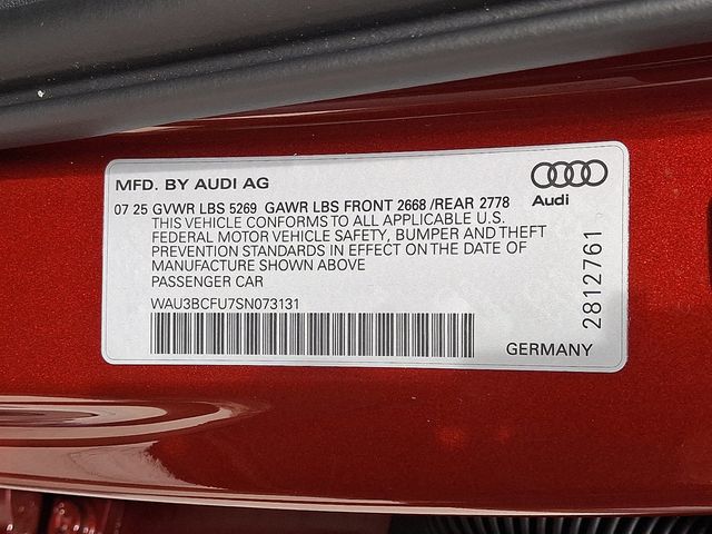 2025 Audi A5 Prestige 2.0 TFSI quattro - 22918411 - 18