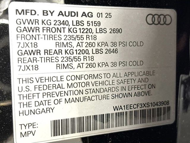 2025 Audi Q3 S line Premium Plus 45 TFSI quattro - 22925747 - 19