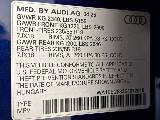 2025 Audi Q3 S line Premium Plus 45 TFSI quattro - 22926851 - 24