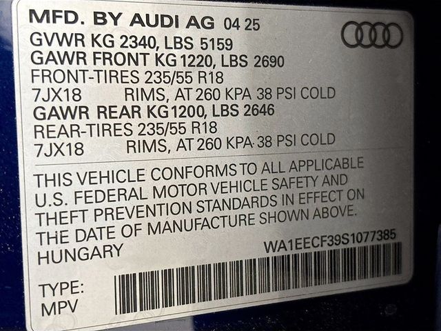 2025 Audi Q3 S line Premium Plus 45 TFSI quattro - 22927869 - 23